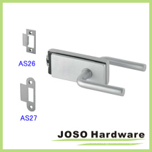 Stainless Steel Hollow Metal Frame Glass Door Lock Set (GDL019B-1)